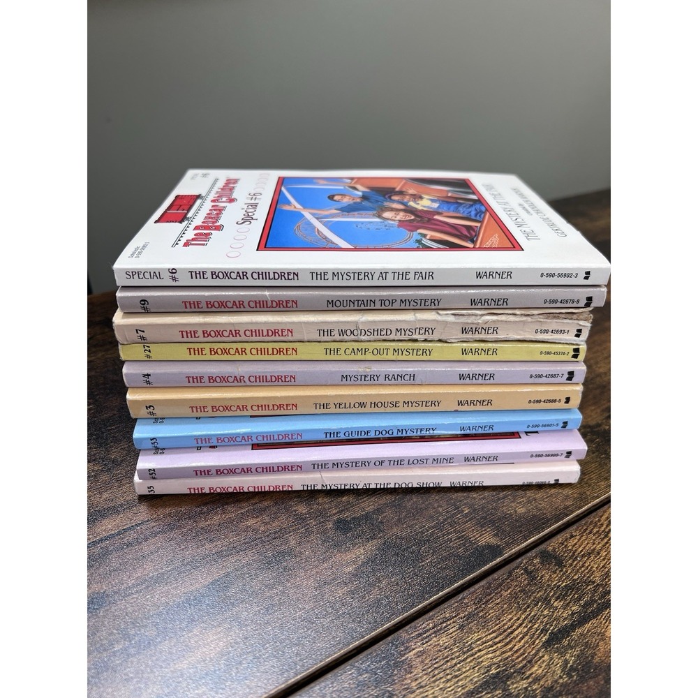 Lot of 9 The Boxcar Children Scholastic Kids Children's Stories Books